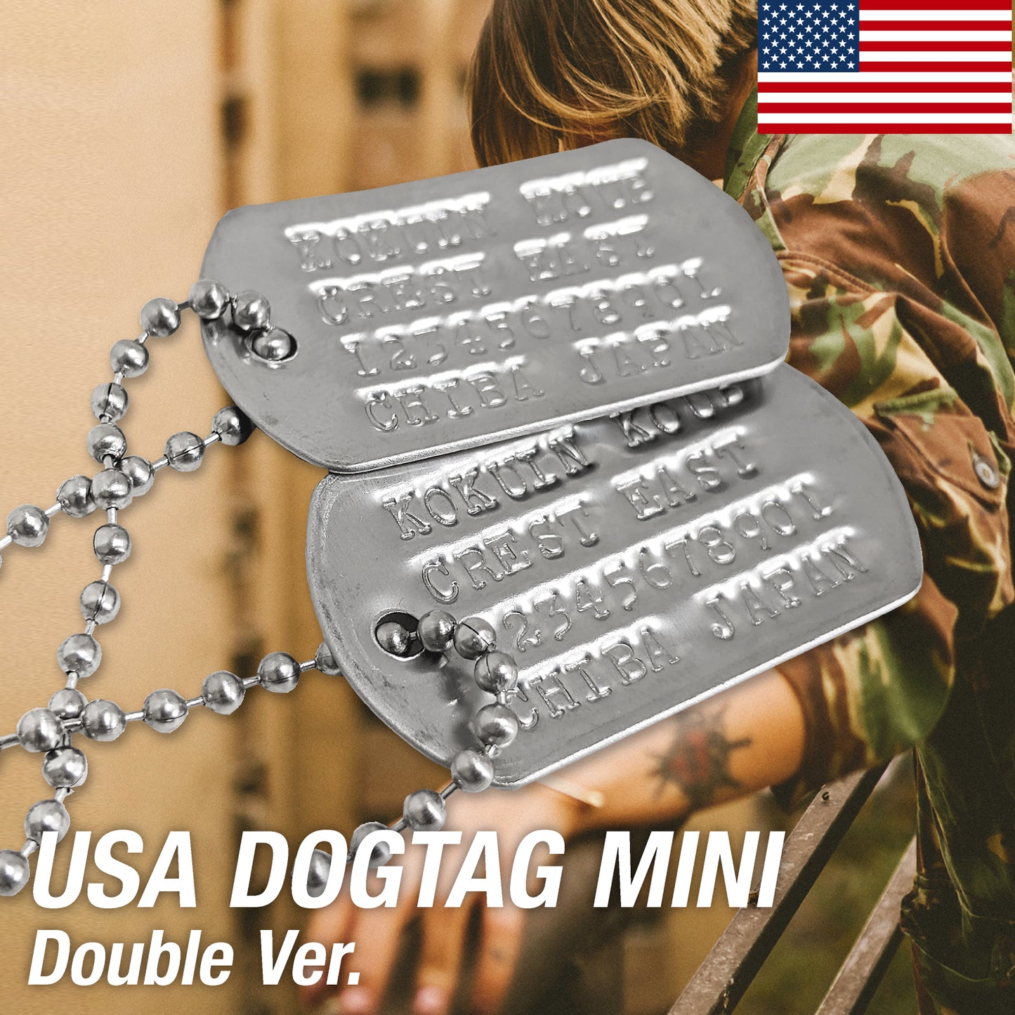 DOG TAG✰︎2枚セット ‪  刻印無料