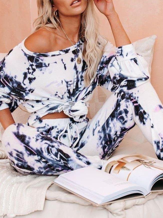 2 Pieces Art Knit Lounge Set New - Sets - INS | Online Fashion Free Shipping Clothing, Dresses, Tops, Shoes - 2 piece sets - 2XL - L