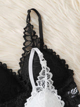 3pack Floral Lace Bralette Set - INS | Online Fashion Free Shipping Clothing, Dresses, Tops, Shoes