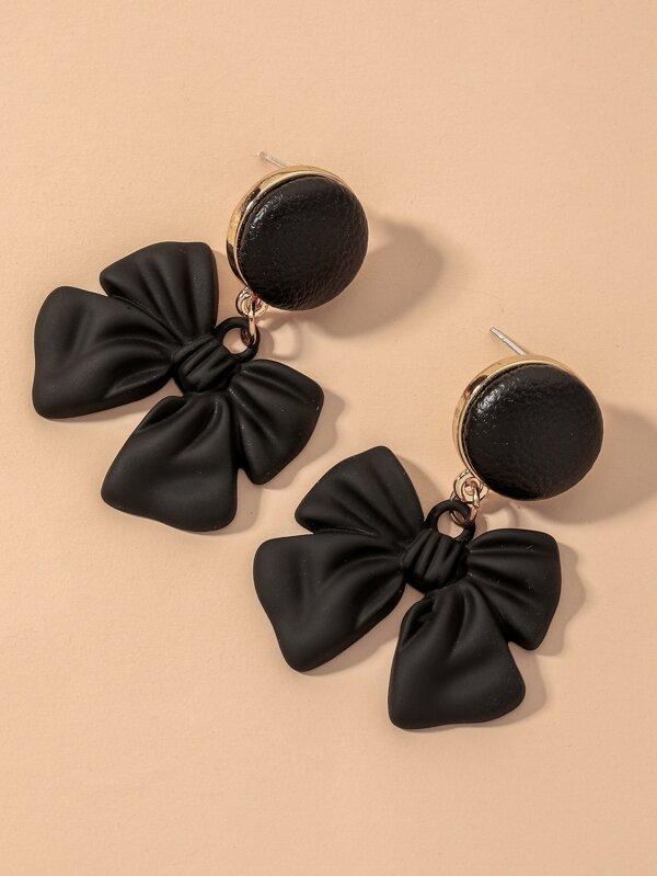 Bow Charm Drop Earrings - INS | Online Fashion Free Shipping Clothing, Dresses, Tops, Shoes