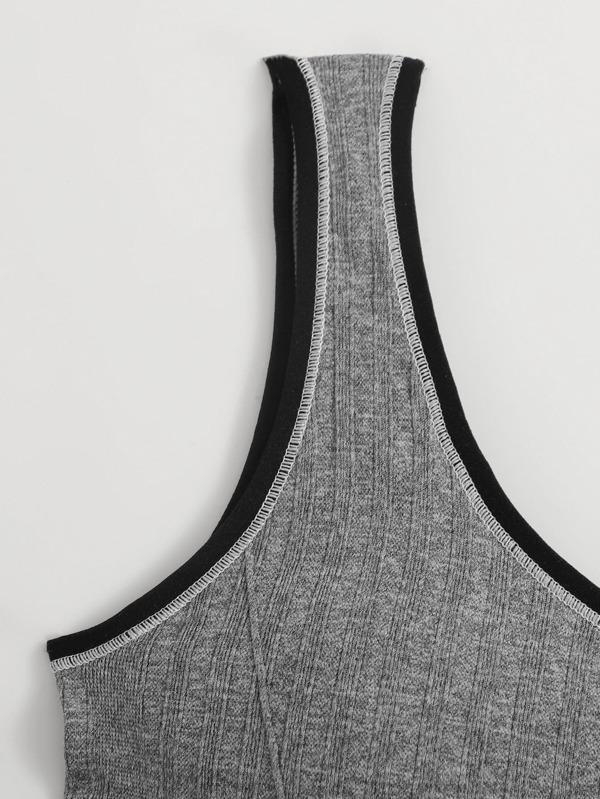 Contrast Binding Bralette - INS | Online Fashion Free Shipping Clothing, Dresses, Tops, Shoes