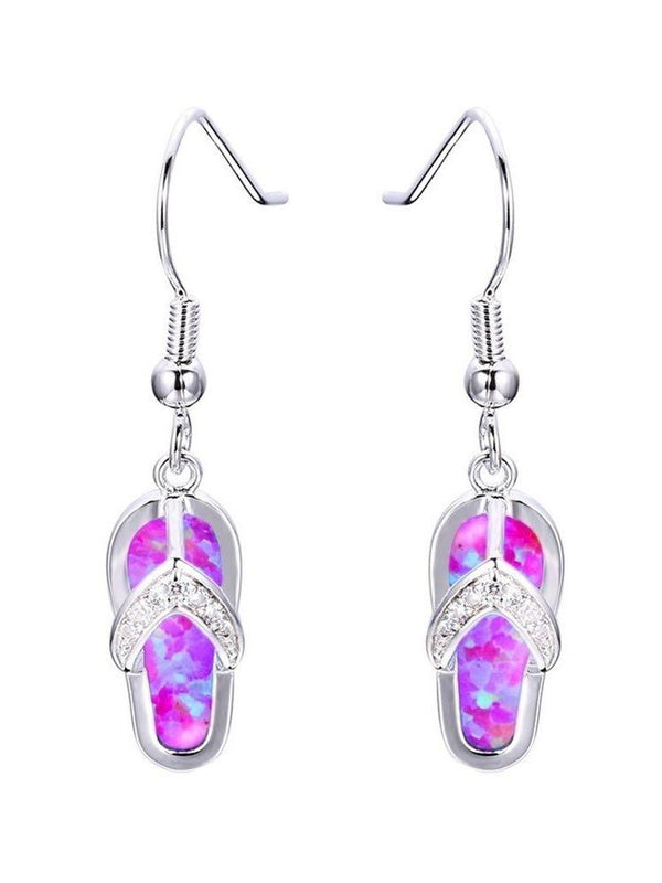 Crystal Flip Flop Earring