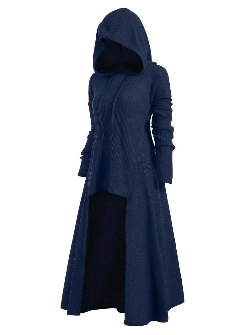 Night Knight Pullover Hooded Coat Dress
