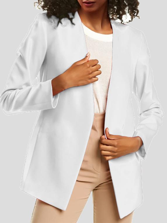 Women's Blazers Pure Long Sleeve Temperament Professional Blazer - MsDressly