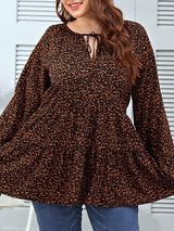 Women's Dresses Leopard-Print Long Sleeve Mini Dress - MsDressly