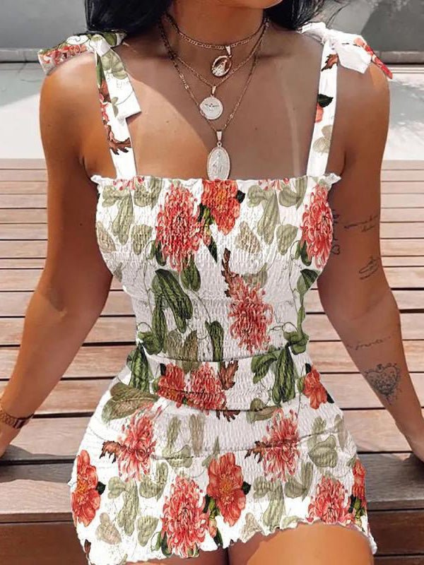 Women's Dresses Strap Print Bandeau Bodycon Dresses - Mini Dresses - Instastyled | Online Fashion Free Shipping Clothing, Dresses, Tops, Shoes - 30-40 - 31/03/2022 - Bodycon Dresses