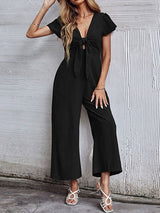 Women's Jumpsuits Sexy Casual Nine Wide Leg Jumpsuit - MsDressly