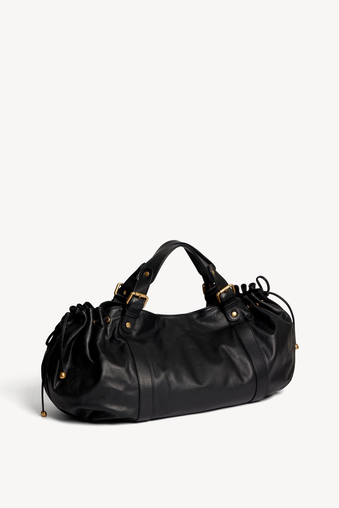 Black calfskin handbag - 36H