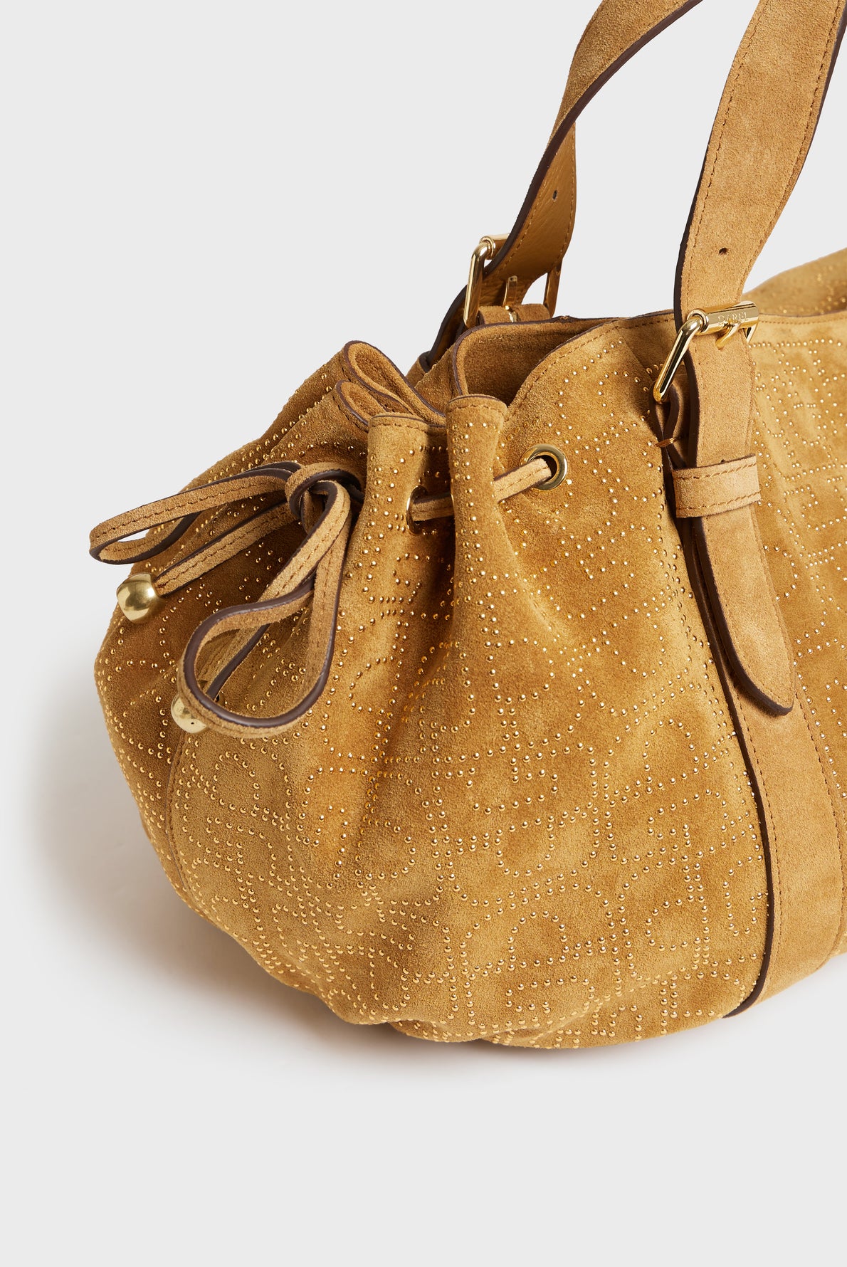 Sac main en cuir velours avec initiales GD en all over LE 24H