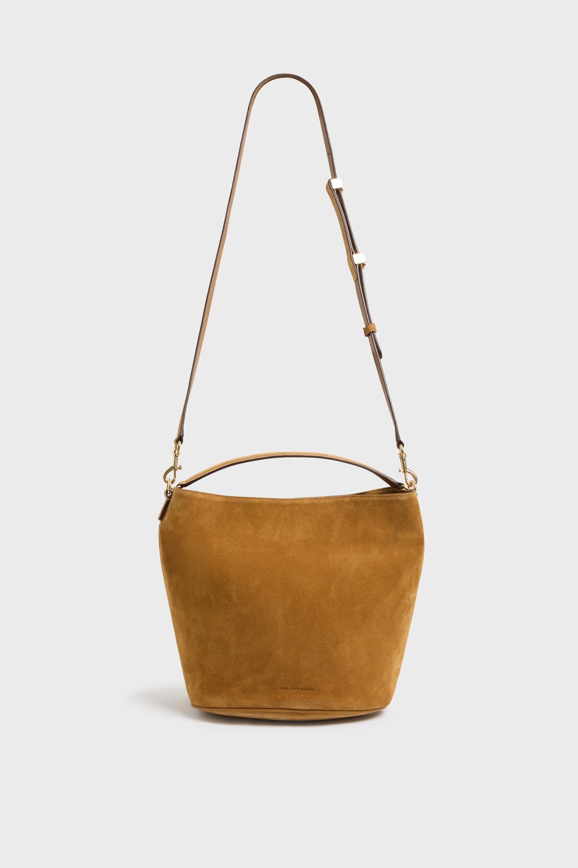 Hobo bag in suede leather - LE CHARLOTTE