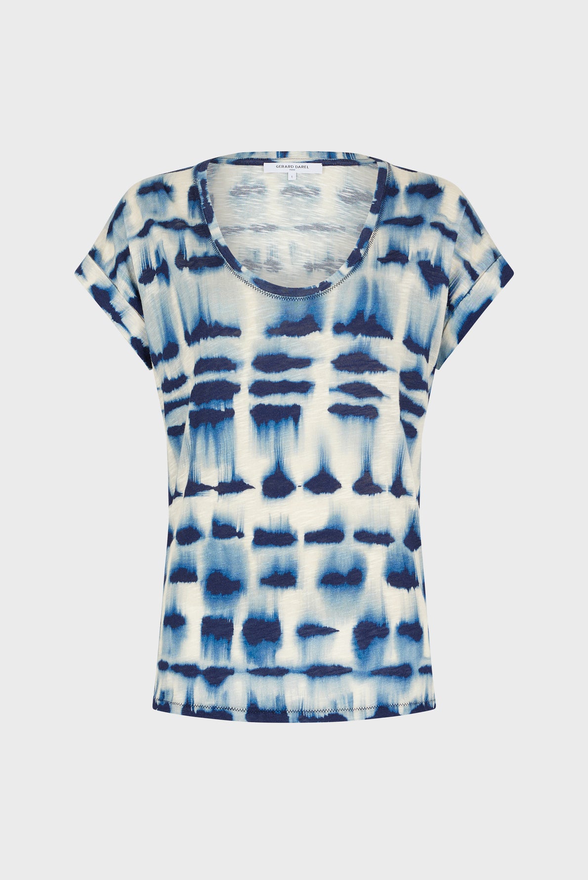 Tie-dye round neck T-shirt – MARCELE