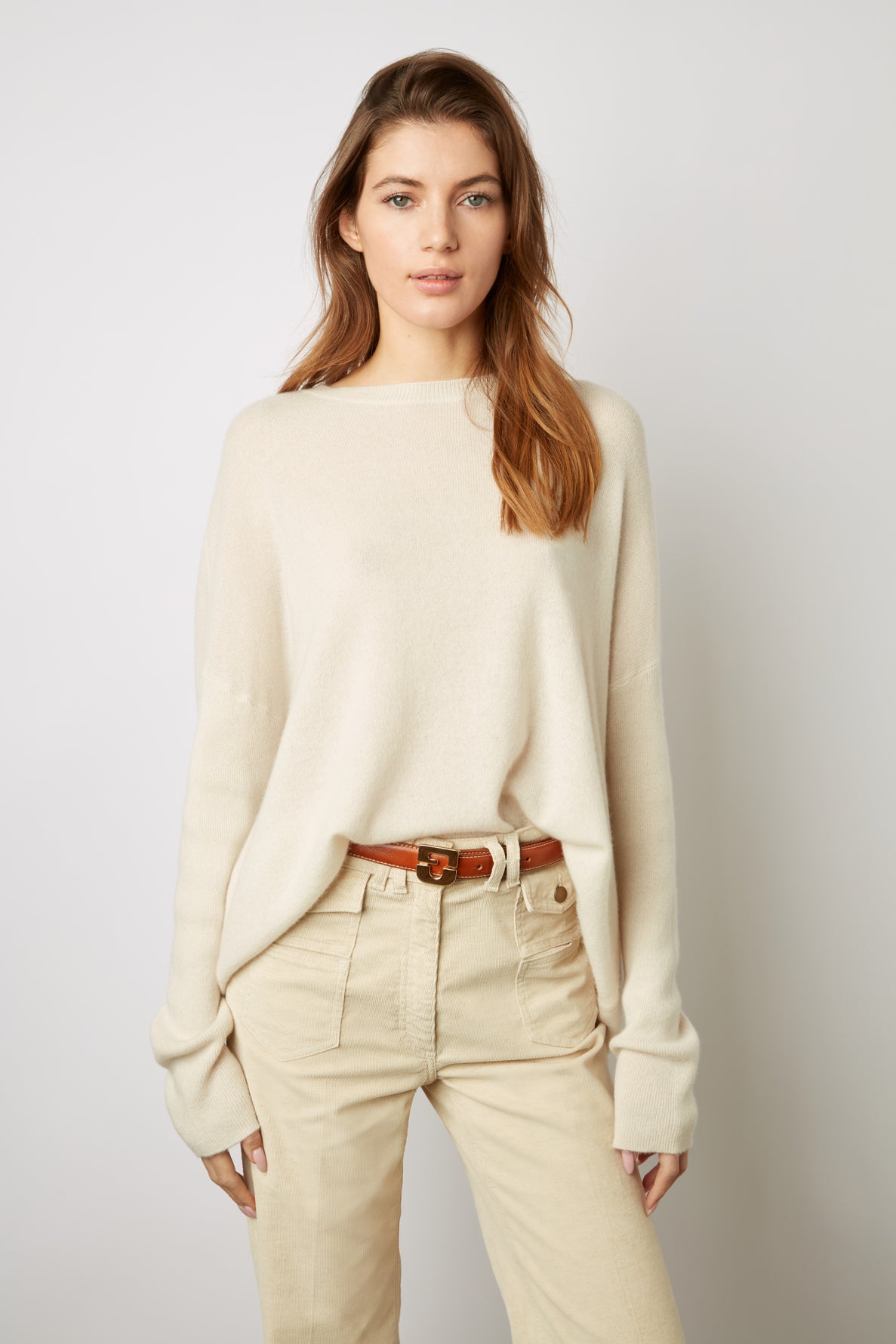 Round neck cashmere sweater - LAURREA