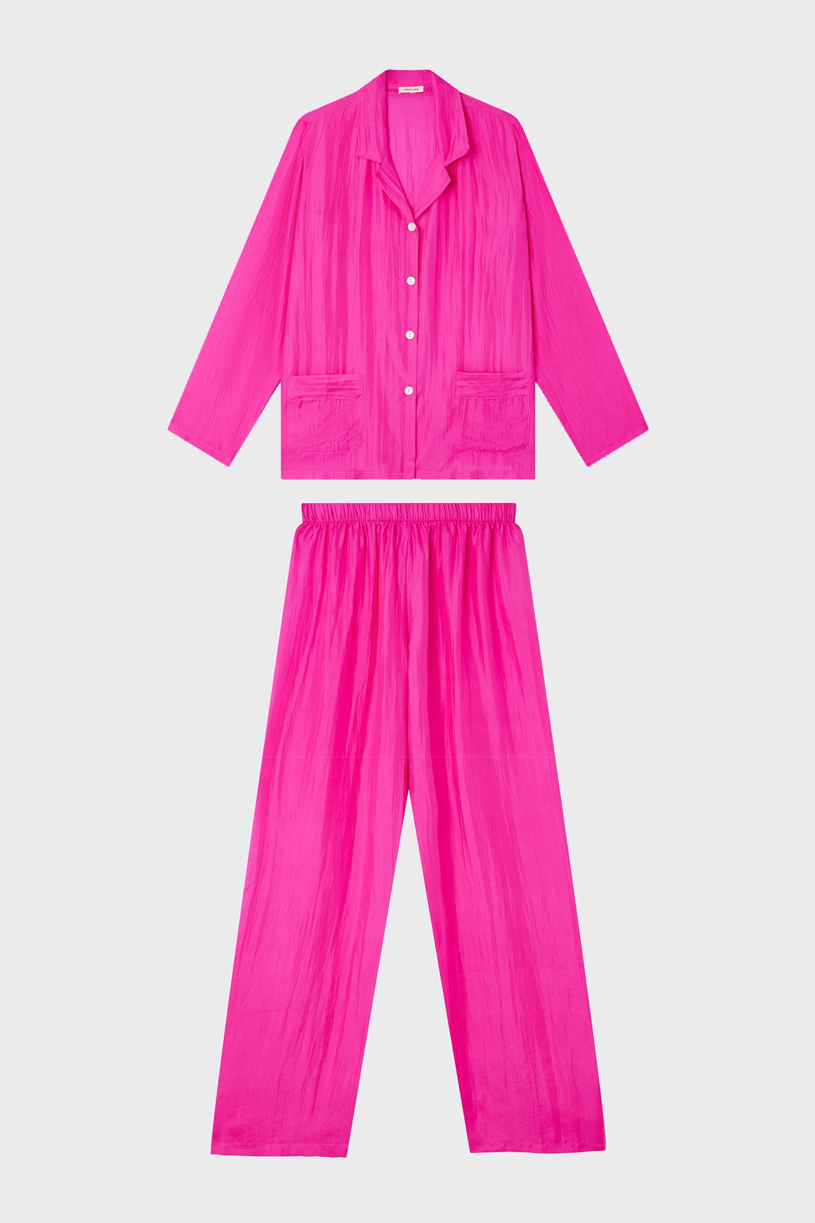 Pyjama en soie fushia - Cadolle