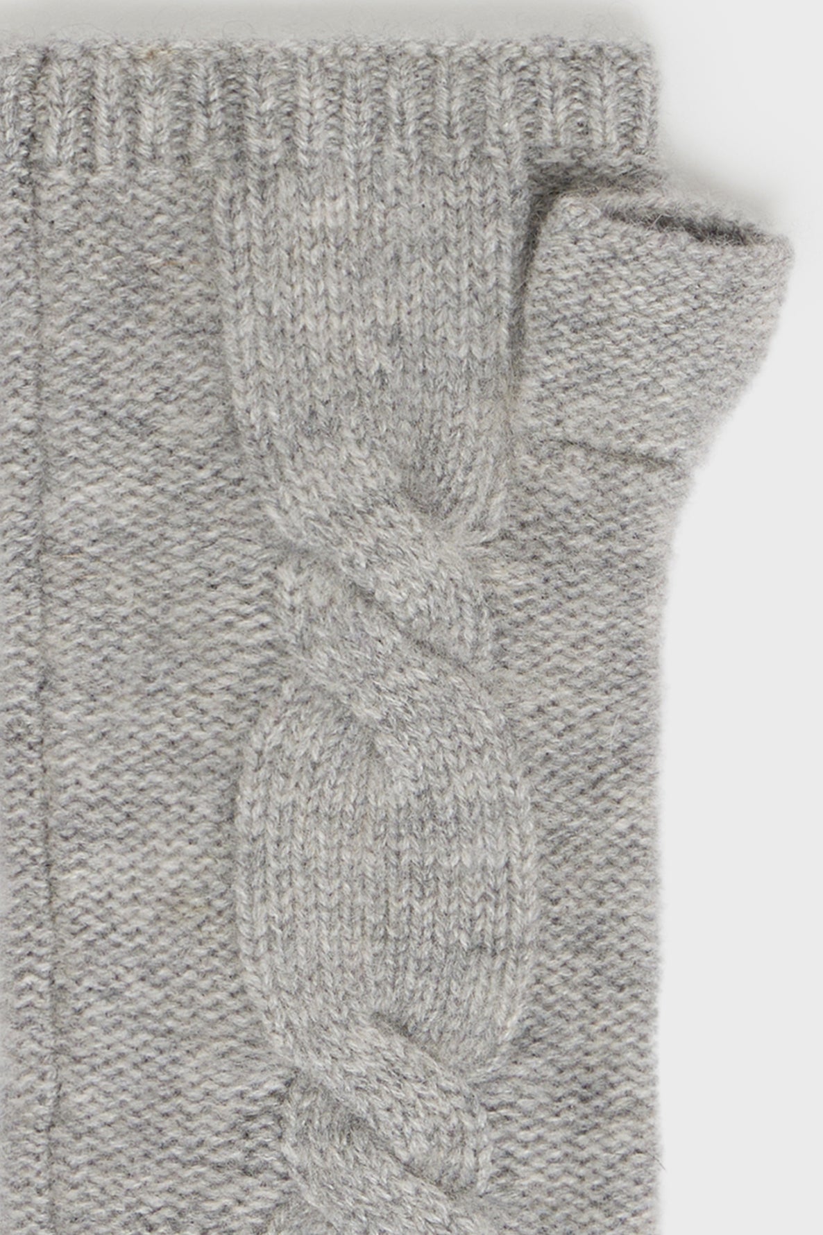 FANETTE - Fingerless cashmere gloves