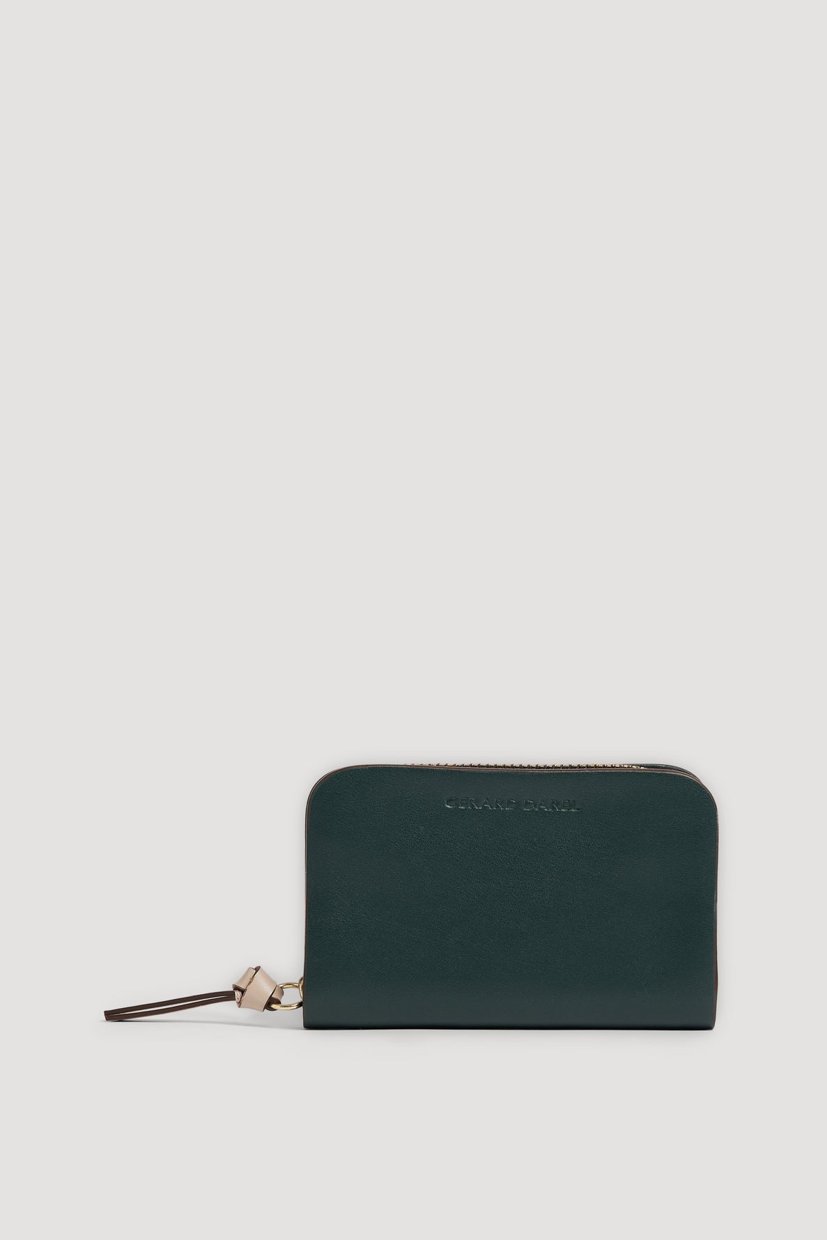 MINI WALLET - Wallet in plain leather