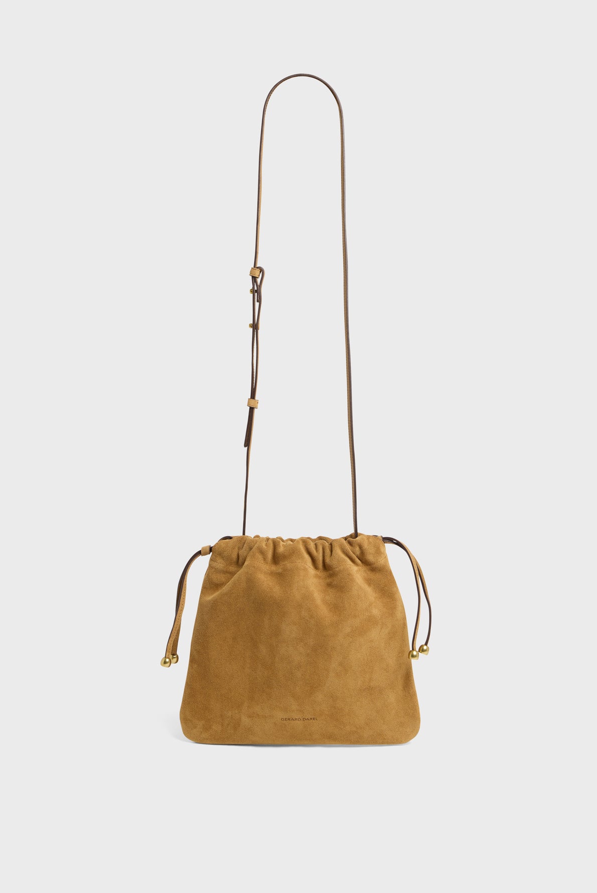 L27 Mini Textured-leather Tote In Brown