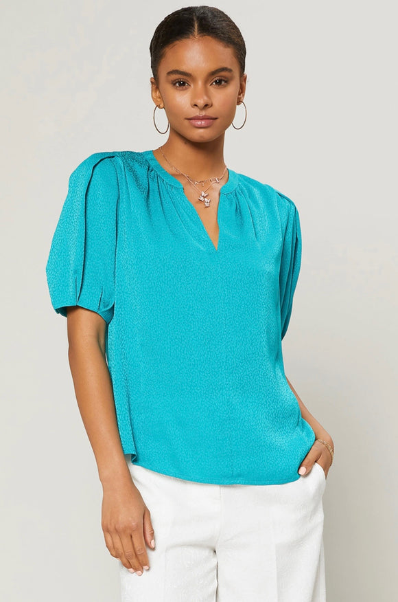Puff Sleeve Blouse by Current Air CUR734025-61 – Luxe Levels
