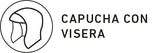 capucha con visera