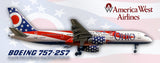 America West Boeing 757 Ohio Flag Colors Fridge Magnet (PMT1628)