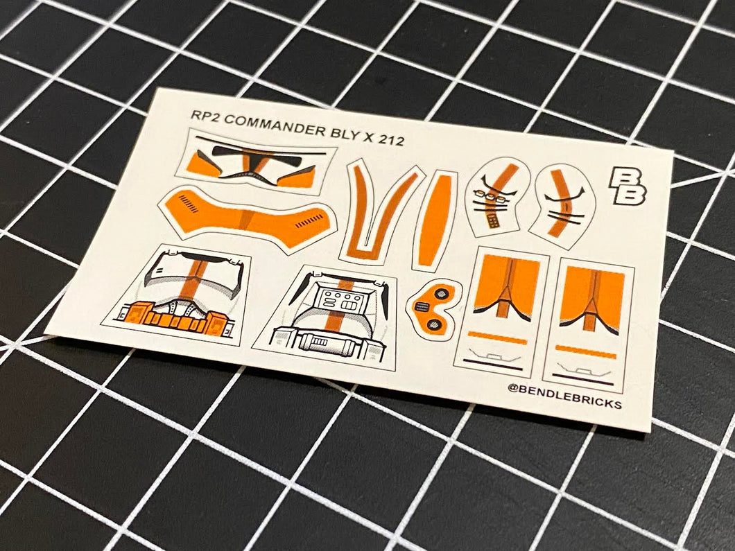 lego commander fox phase 2 decals