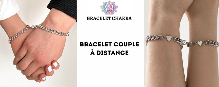 Bracelet pour couple à distance