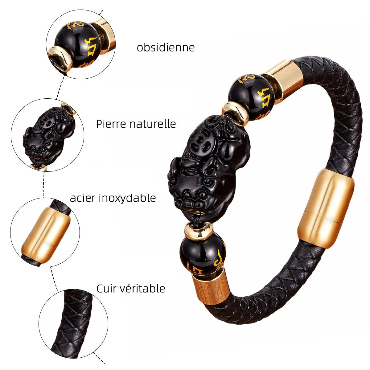 Bracelet porte bonheur Feng Shui