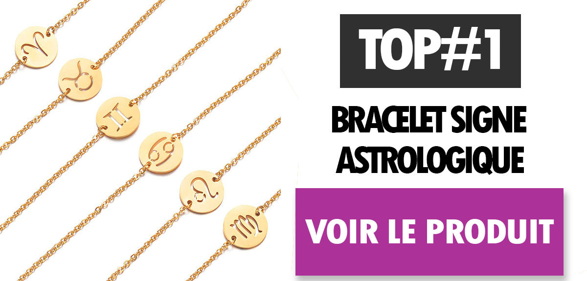 TOP 1 : Bracelet Signe Astrologique