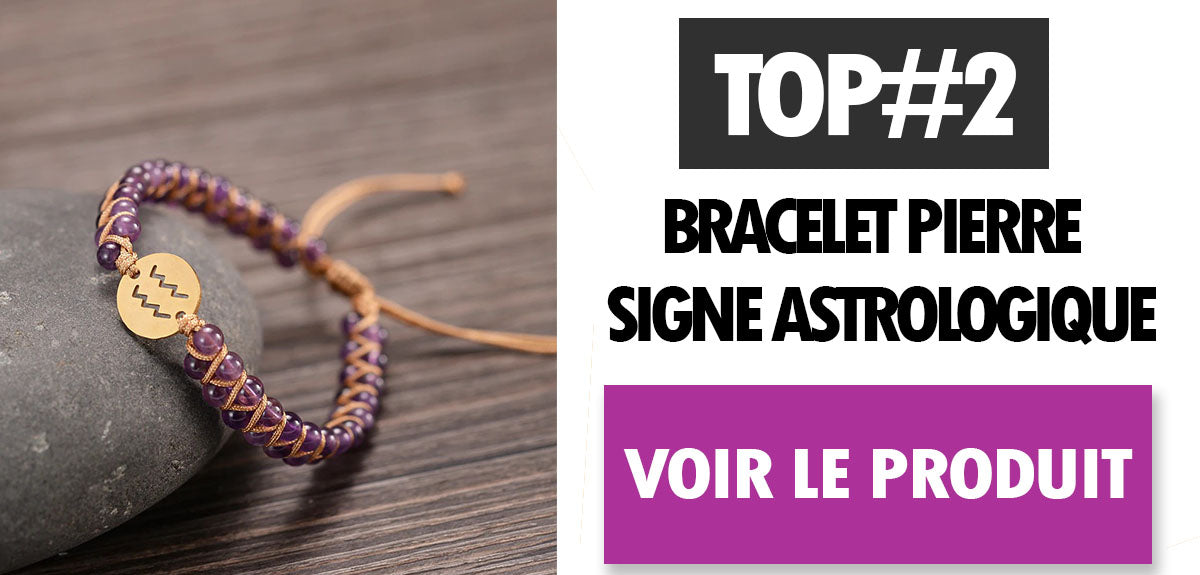 Bracelet pierre naturelle signe astrologique