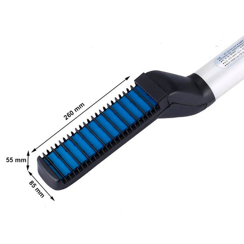 detalle del cepillo para barba con medidas