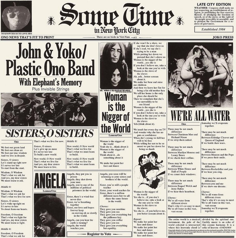 Some Time In New York City John Lennon & Yoko / Plastic Ono Band