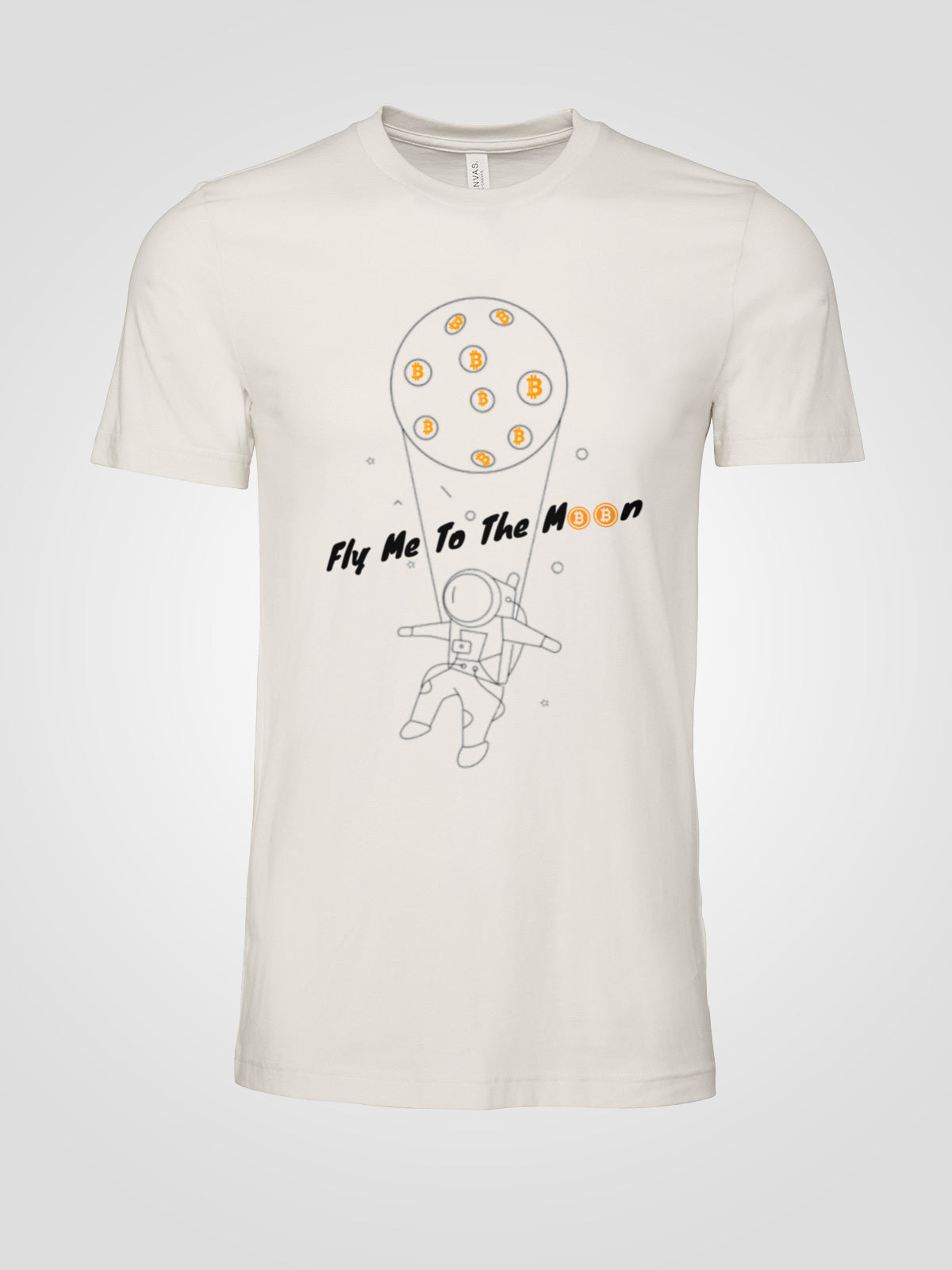 Bitcoin Fly Me To The Moon T Shirt Cryptoclothingus