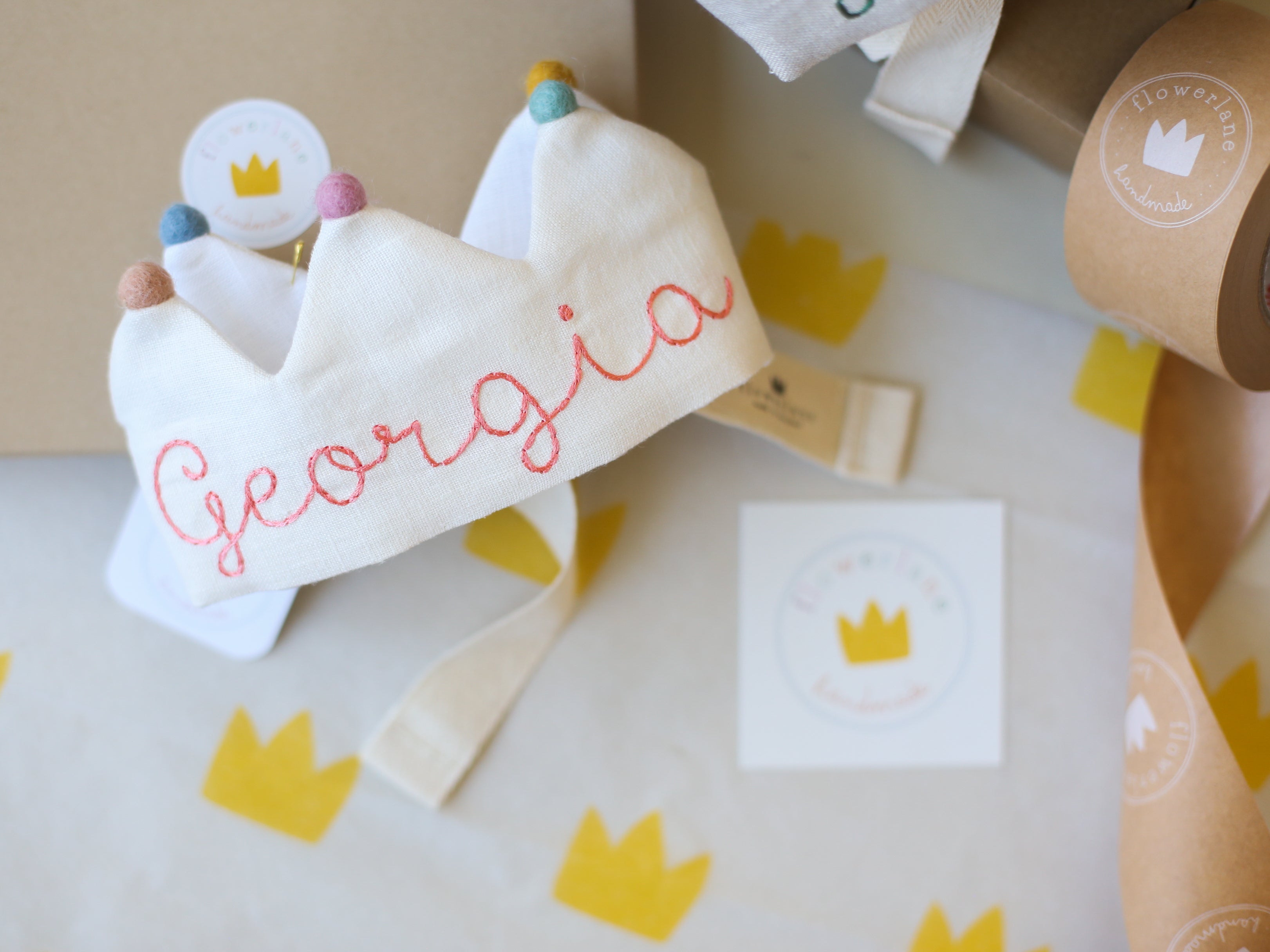 personalized birthday crown 