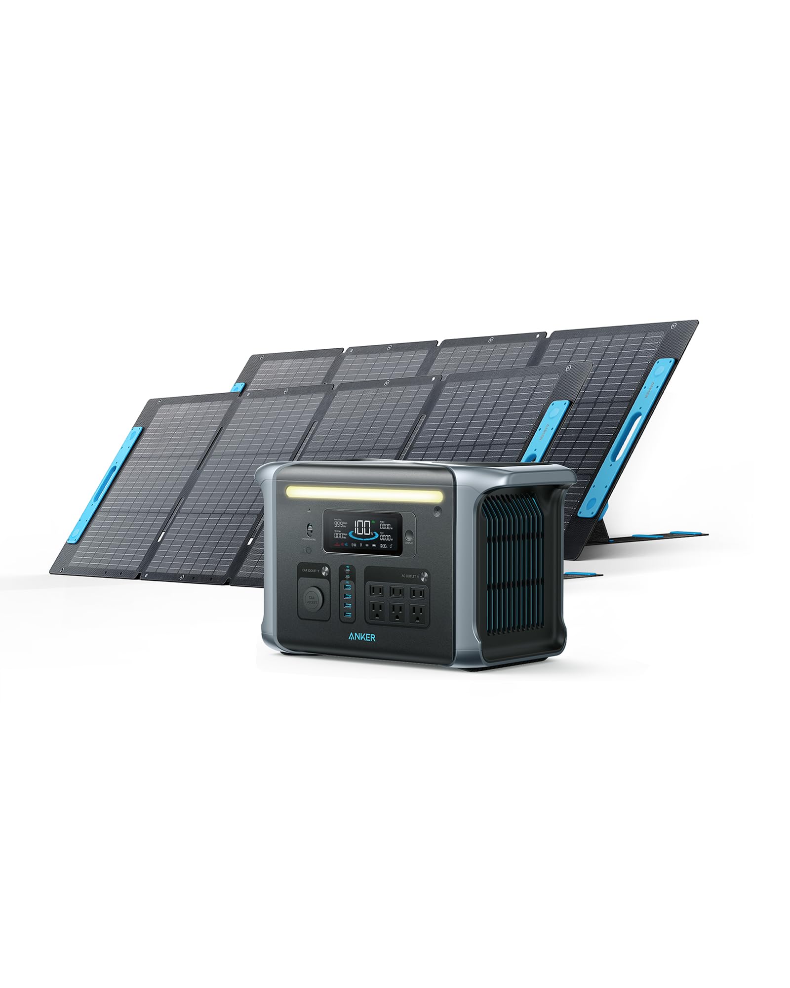 Anker SOLIX <b>F1200</b> Solar Generator + 2  × 200W Solar Panel