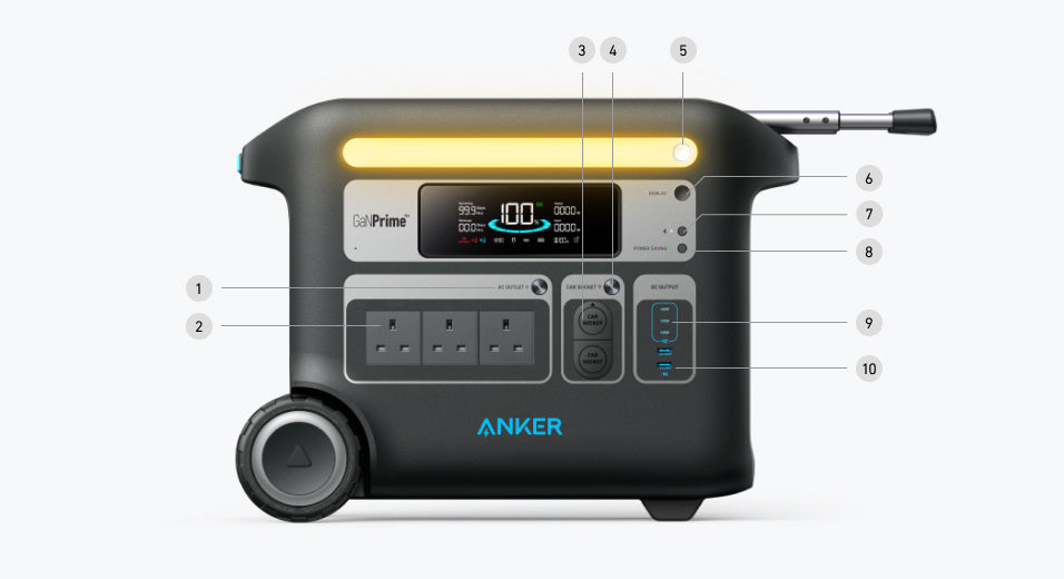 Anker &Lt;Div Class=&Quot;Title&Quot;&Gt; Https://Youtu.be/Bru2Kjkg6Ia &Lt;Ul Class=&Quot;List-Bullet1&Quot;&Gt; &Lt;Li&Gt;Longest-Lasting 10-Year Lifespan With Anker'S Proprietary Infinipower™ Technology.&Lt;/Li&Gt; &Lt;Li&Gt;Rapid Recharge From 0 To 80% In 1 Hour Via Hyperflash Technology.&Lt;/Li&Gt; &Lt;Li&Gt;Power Up To 10 Devices At Once With 2300W And 10 Ports.&Lt;/Li&Gt; &Lt;Li&Gt;5-Year Full-Device Warranty For A Worry-Free Experience.&Lt;/Li&Gt; &Lt;Li&Gt;Get An Anker 767 Portable Power Station (Ganprime Powerhouse 2048Wh), &Lt;Span Class=&Quot;Text-Only Text-With-Abbreviation Text-With-Abbreviation-Bottomline&Quot;&Gt;Ac&Lt;/Span&Gt; Charging Cable, Car Charging Cable, Solar Charging Cable, Accessories Bag, User Manual,&Lt;/Li&Gt; &Lt;/Ul&Gt; &Lt;H4&Gt;Warranty : 5-Year Full-Device Warranty&Lt;/H4&Gt; &Lt;H5&Gt;We Also Provide International Wholesale And Retail Shipping To All Gcc Countries: Saudi Arabia, Qatar, Oman, Kuwait, Bahrain.&Lt;/H5&Gt; &Lt;/Div&Gt; Anker Powerhouse 767 Anker Powerhouse 767 - Solix F2000 Portable Power Station- 2048Wh, 2300W - A1780211