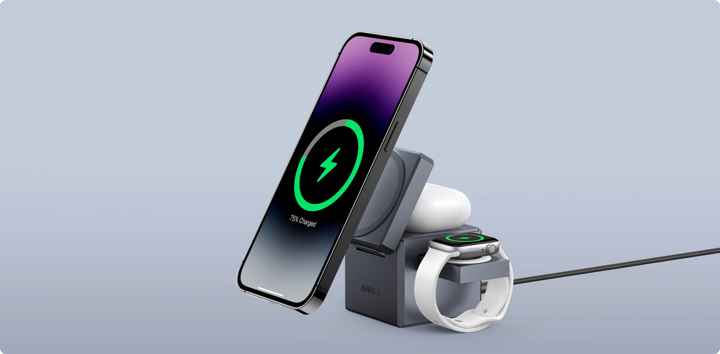 3-in-1 Charging Exclusively for Apple Devices