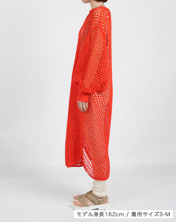 
                  
                    Load image into Gallery viewer, 【4月下旬】kone × Kazuko Hayasaka - crochet summer dress クロシェサマードレス / BBH13104LH
                  
                