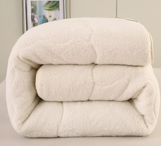 Thicken Shearling Blanket Winter Soft Warm Bed Quilt For Bedding Twin Uswithfab