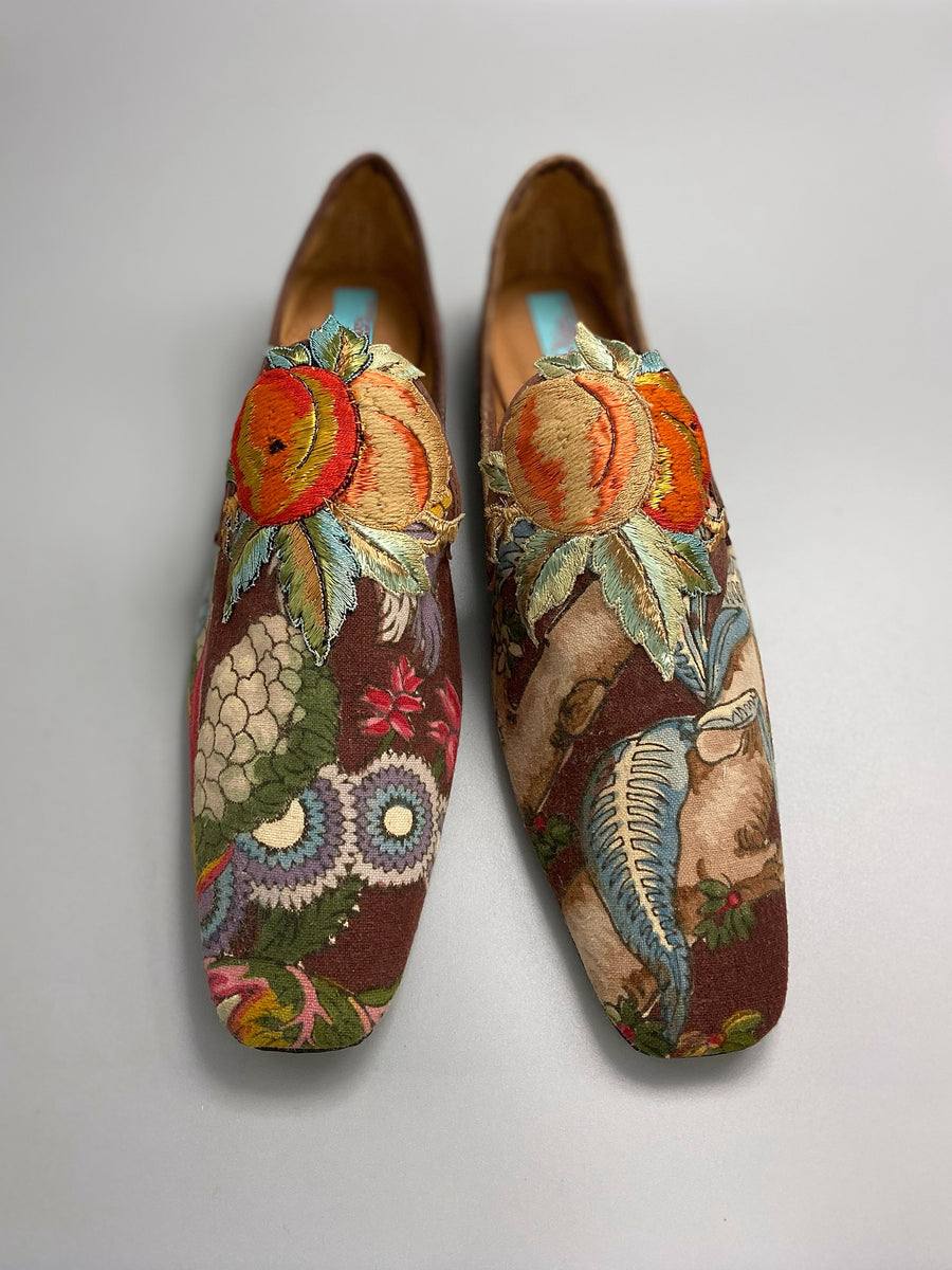 Garden of Eden | Bohemian Shoes Created From Antique Textiles ...