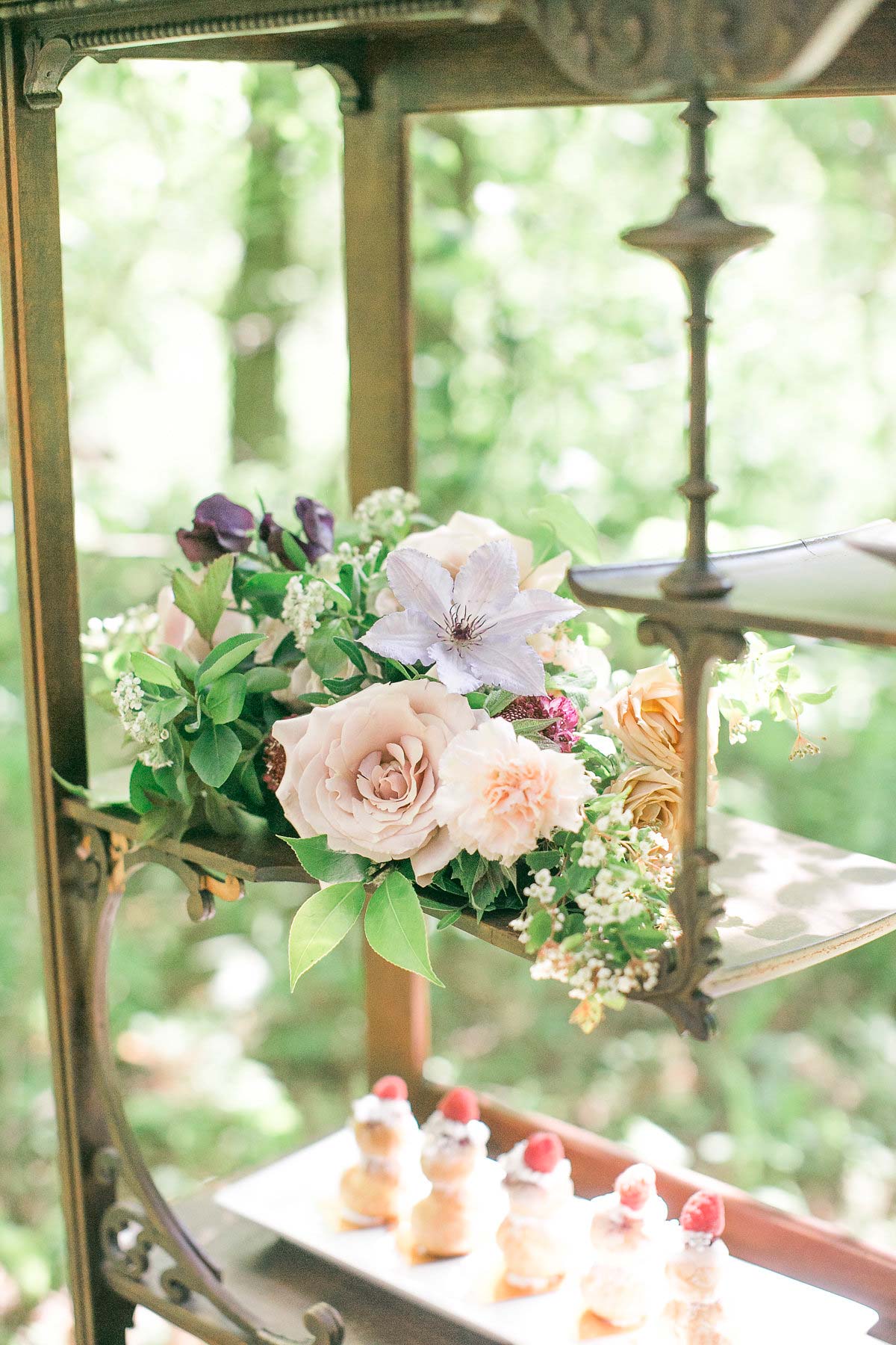 wedding styled shoot with flowers 