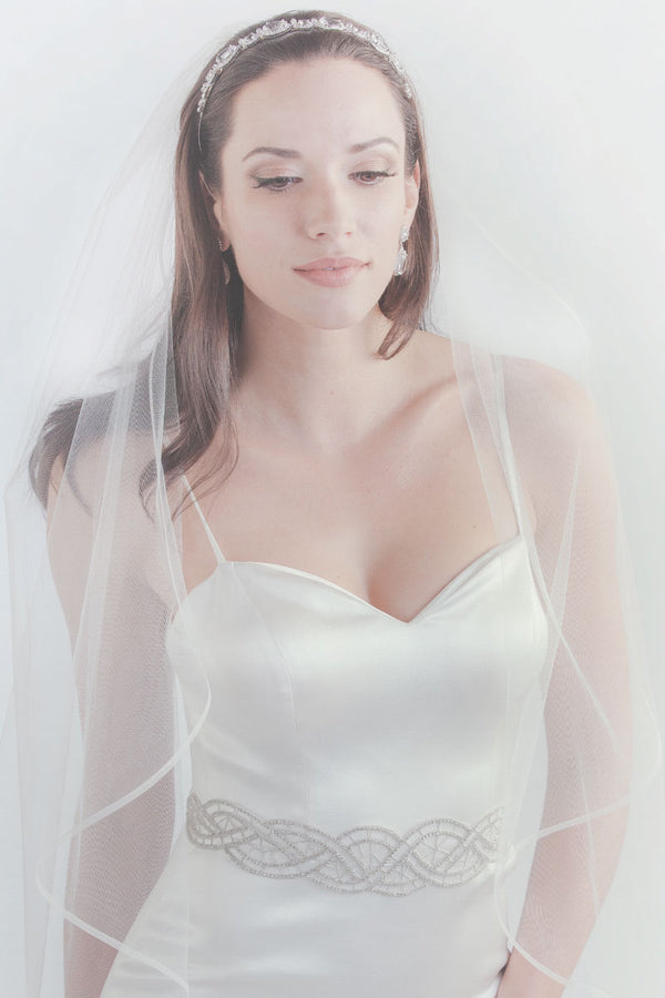 The Brodie Bride Paige Veil (Cathedral) Ivory