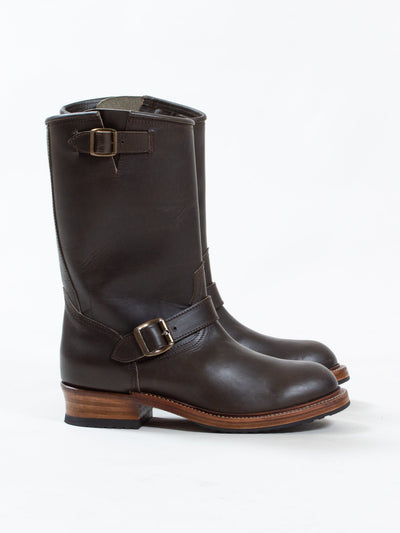 Bright Shoemakers, Engineer Boot, Chestnut Brown