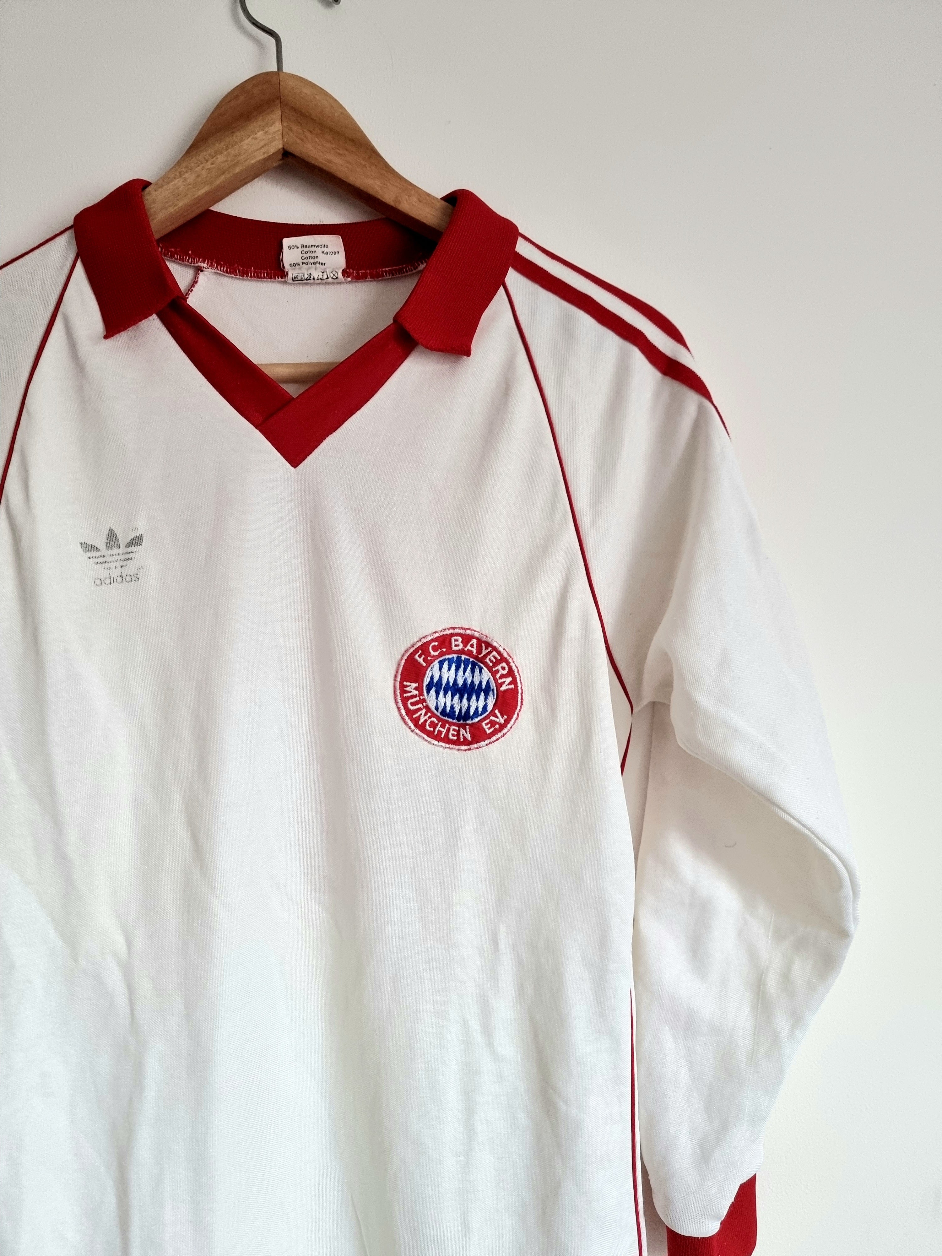 Adidas Bayern Munich Late 70s / Early 80s Long Sleeve Away Shirt