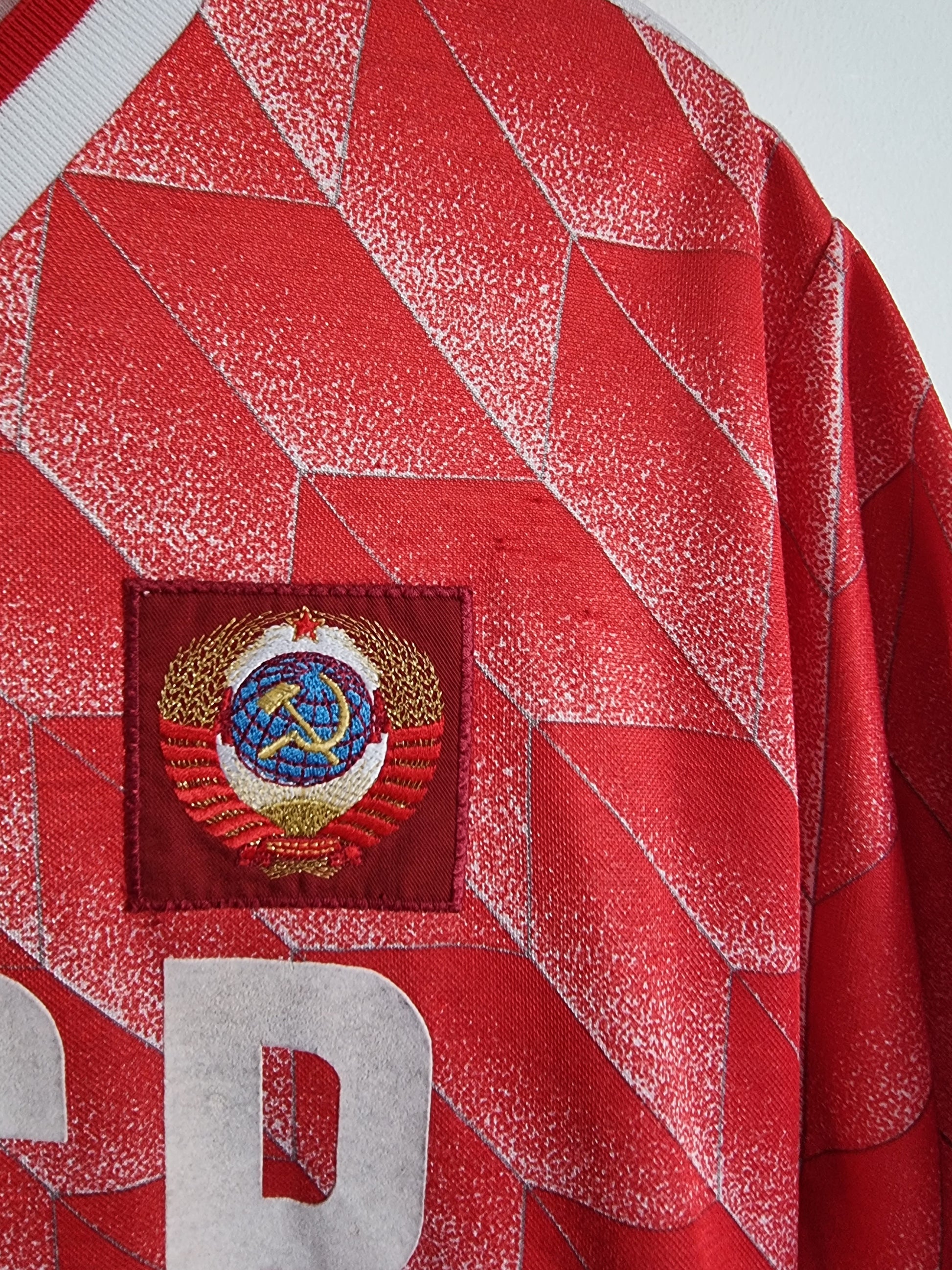 Labor Cambiable comportarse Adidas USSR / CCCP / Soviet Union 87/88 Home Shirt XL – Granny's Football  Store