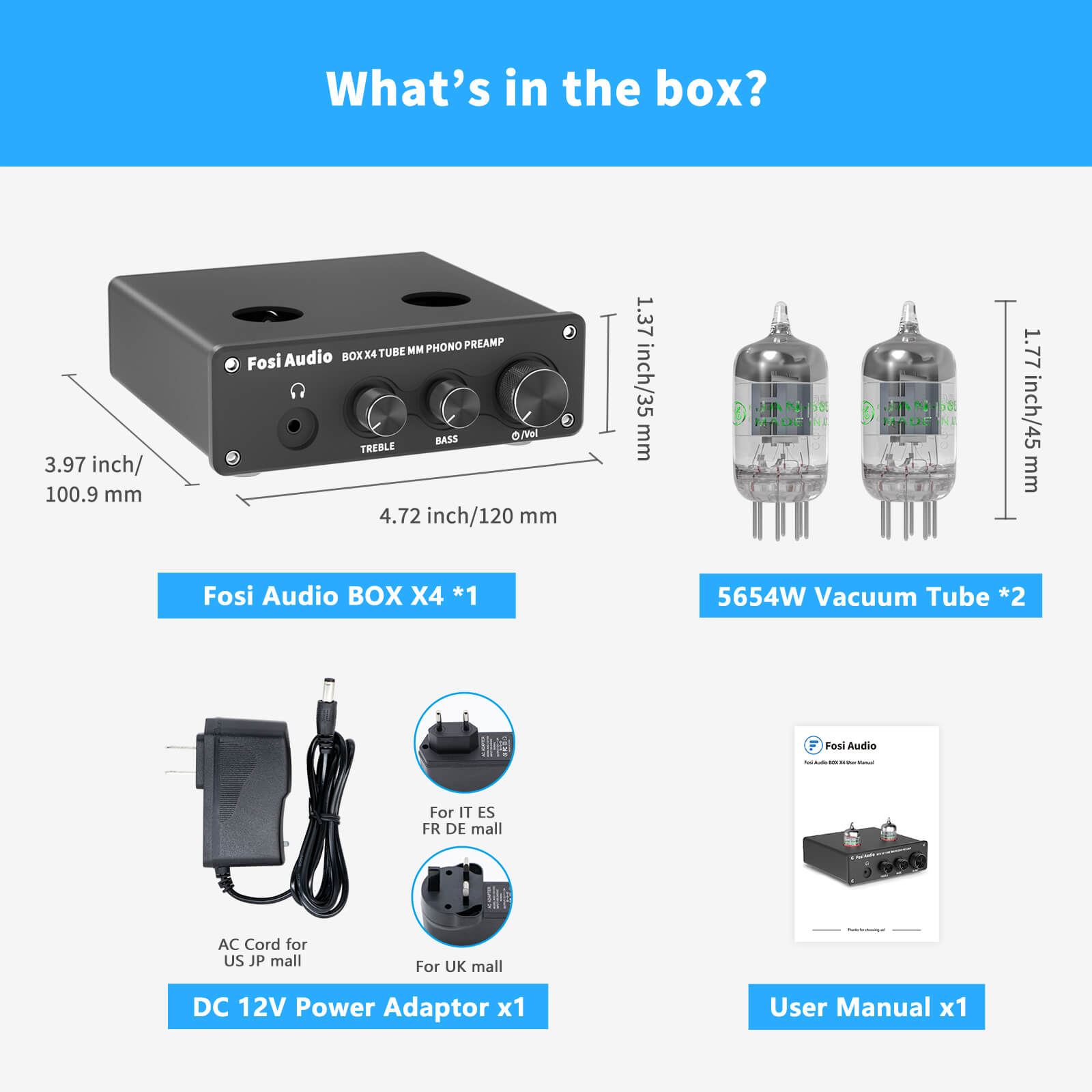 最大59％オフ！ Fosi Audio BOX X1 フォノ プリアンプ フォンアンプ