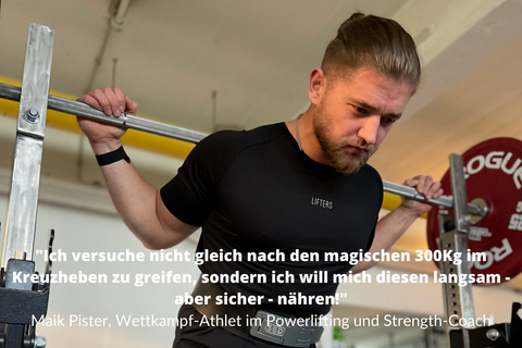 Powerlifter Backsquat mit Lifters Classic Line