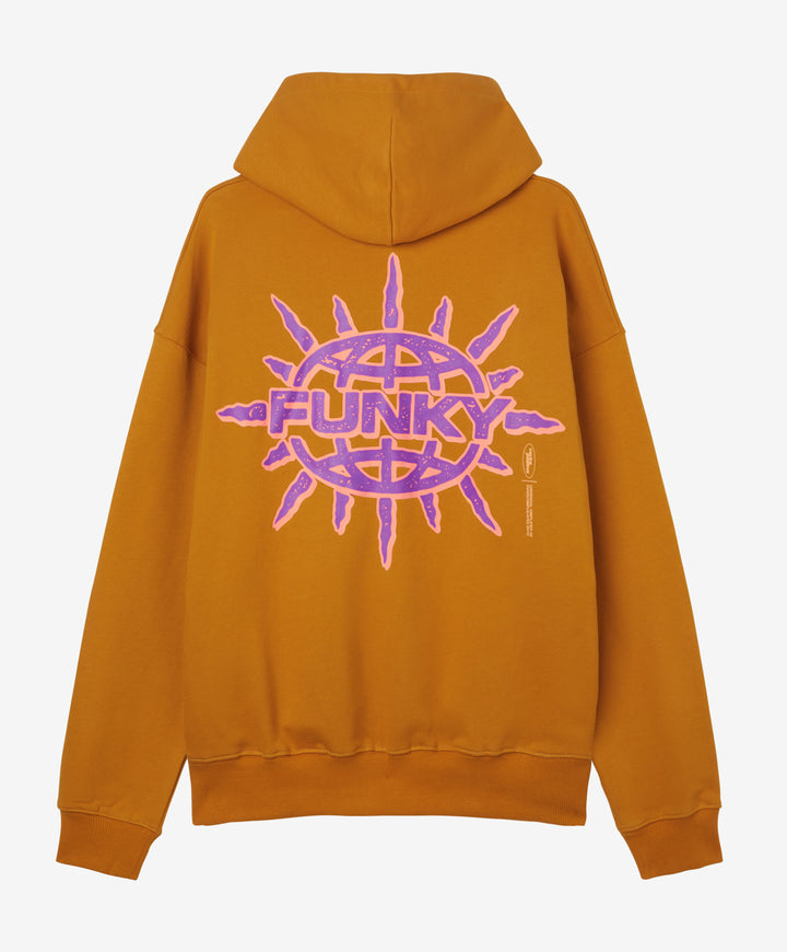 Orange & Purple Neon Eternal Logo Hoodie