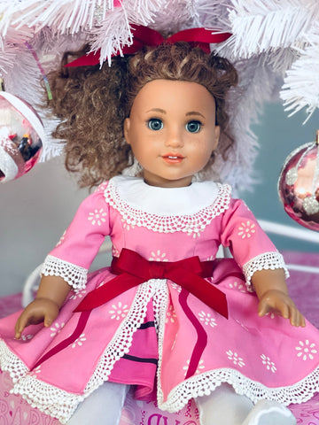 American girl doll dress custom