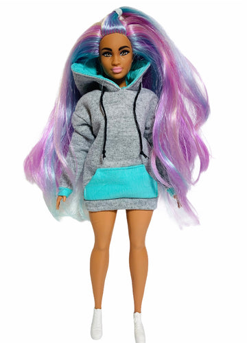 Black hoodie sweatpants for Barbie dolls – The Doll Tailor