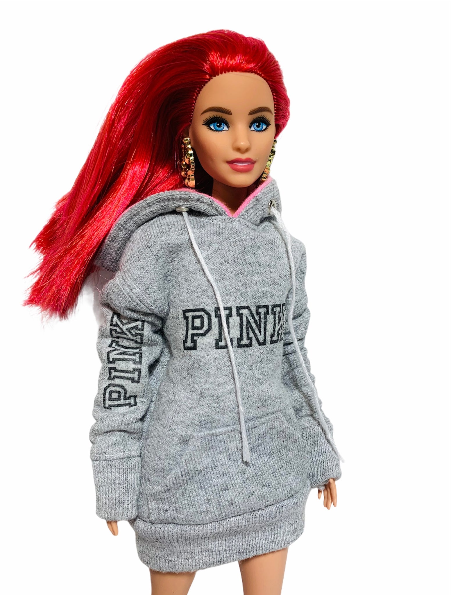 Oppositie Lagere school verder Pink oversized hoodie for Barbie doll – The Doll Tailor