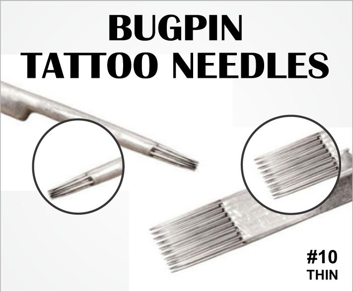8. Bugpin Pen Tattoo Needles - 10 Pack - wide 7
